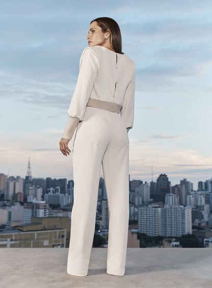 Blusa Degagê Bege Tufi Duek -SALE