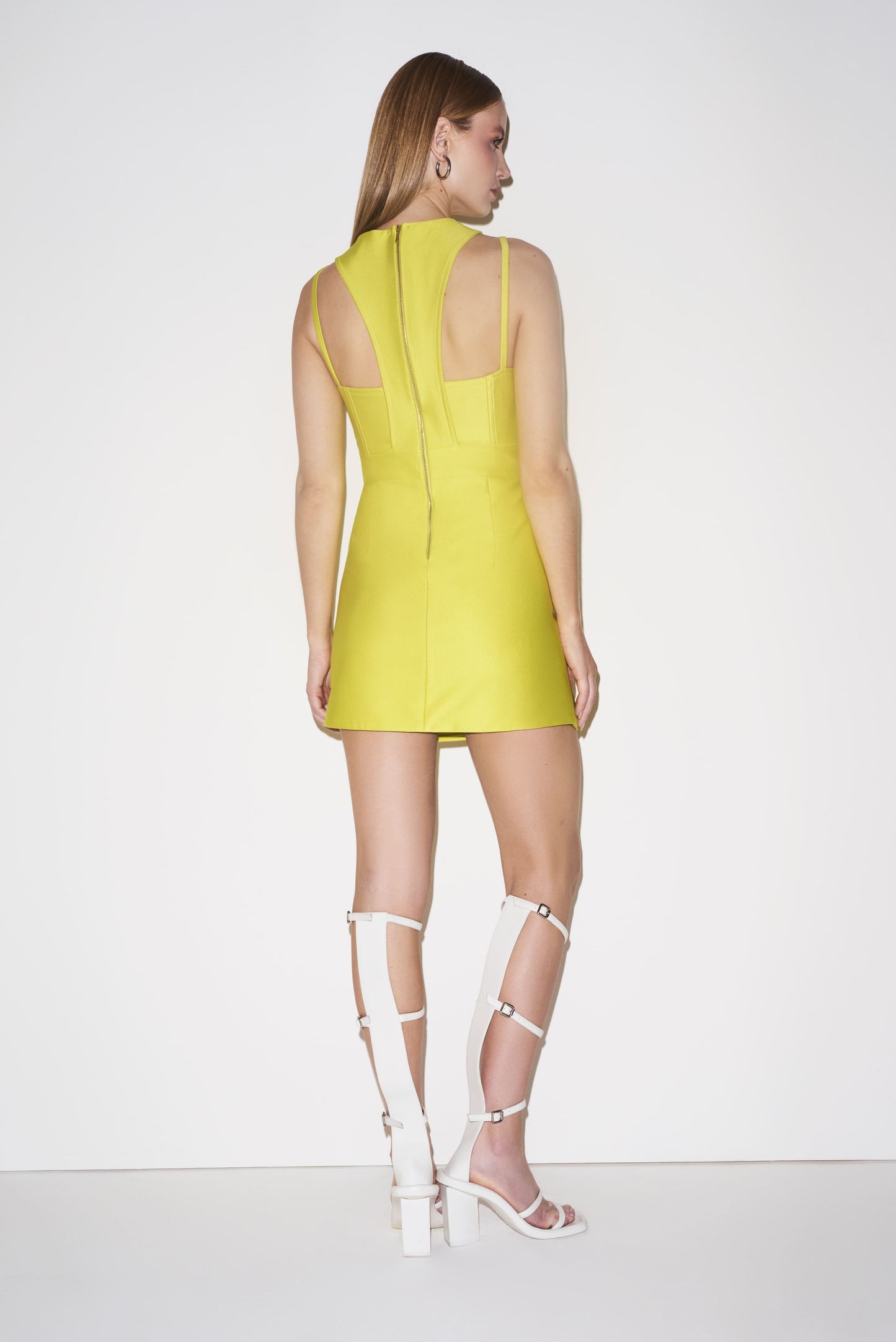 Vestido Curto Decote Cruzado Tufi Duek -SALE