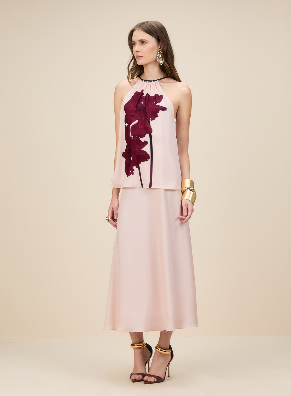 Conjunto Rosa Papoula Skazi