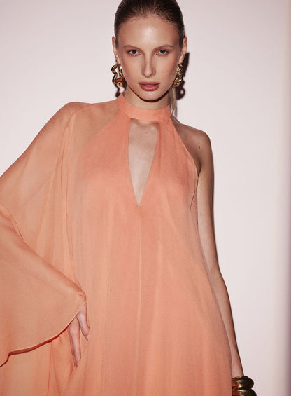 Vestido Curto Kaftan Justine Rosa Tufi Duek -SALE