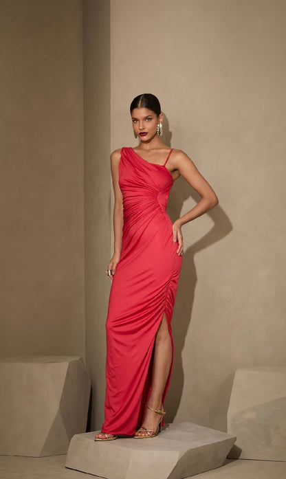 Vestido em Jersey Abertura nas Costas Amicci