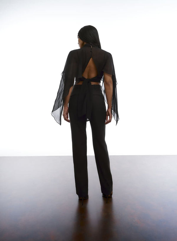 Blusa Fluida Preto Tufi Duek -SALE