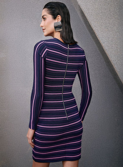 Vestido Curto Tricolor Stripe Listrado Tufi Duek -SALE