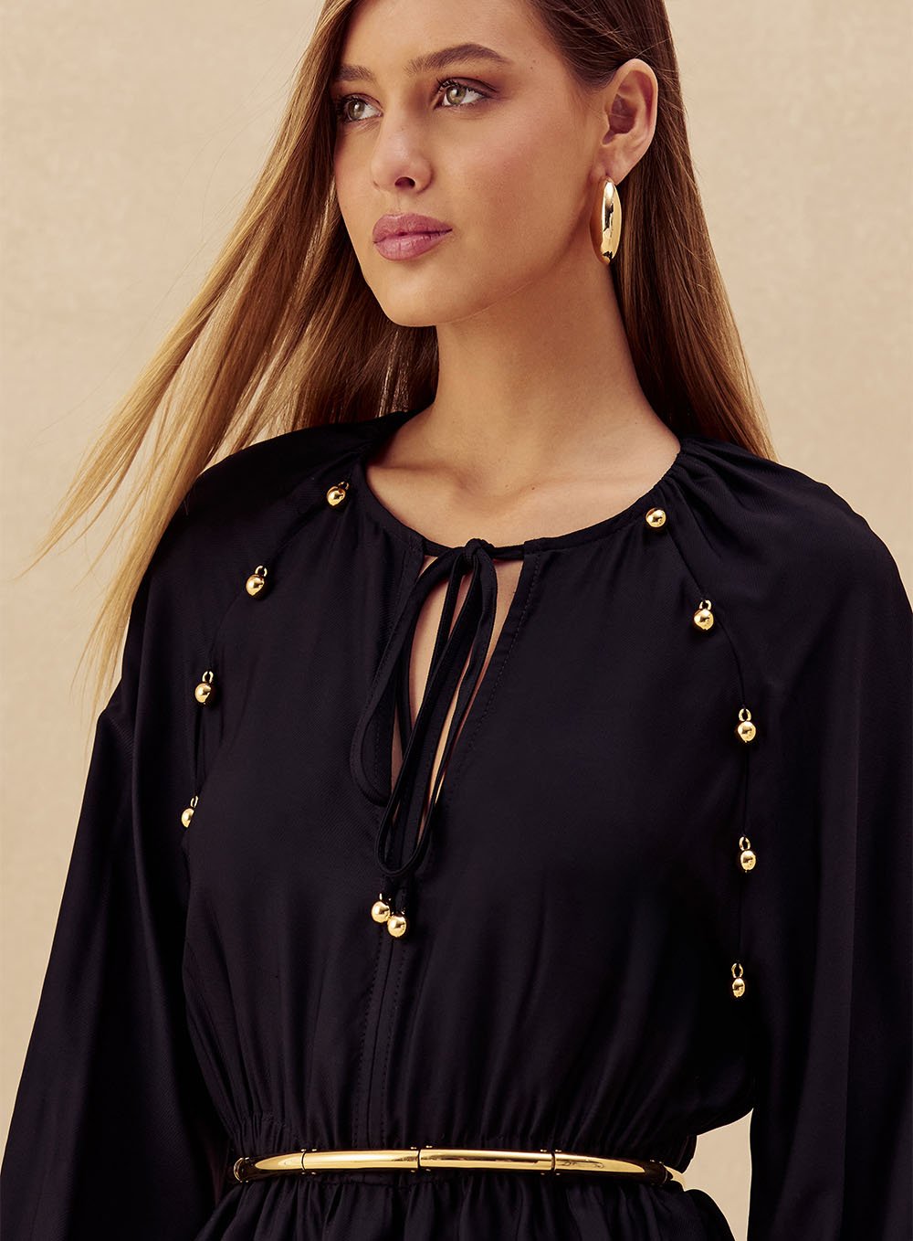 Blusa Folky Preto Skazi -SALE