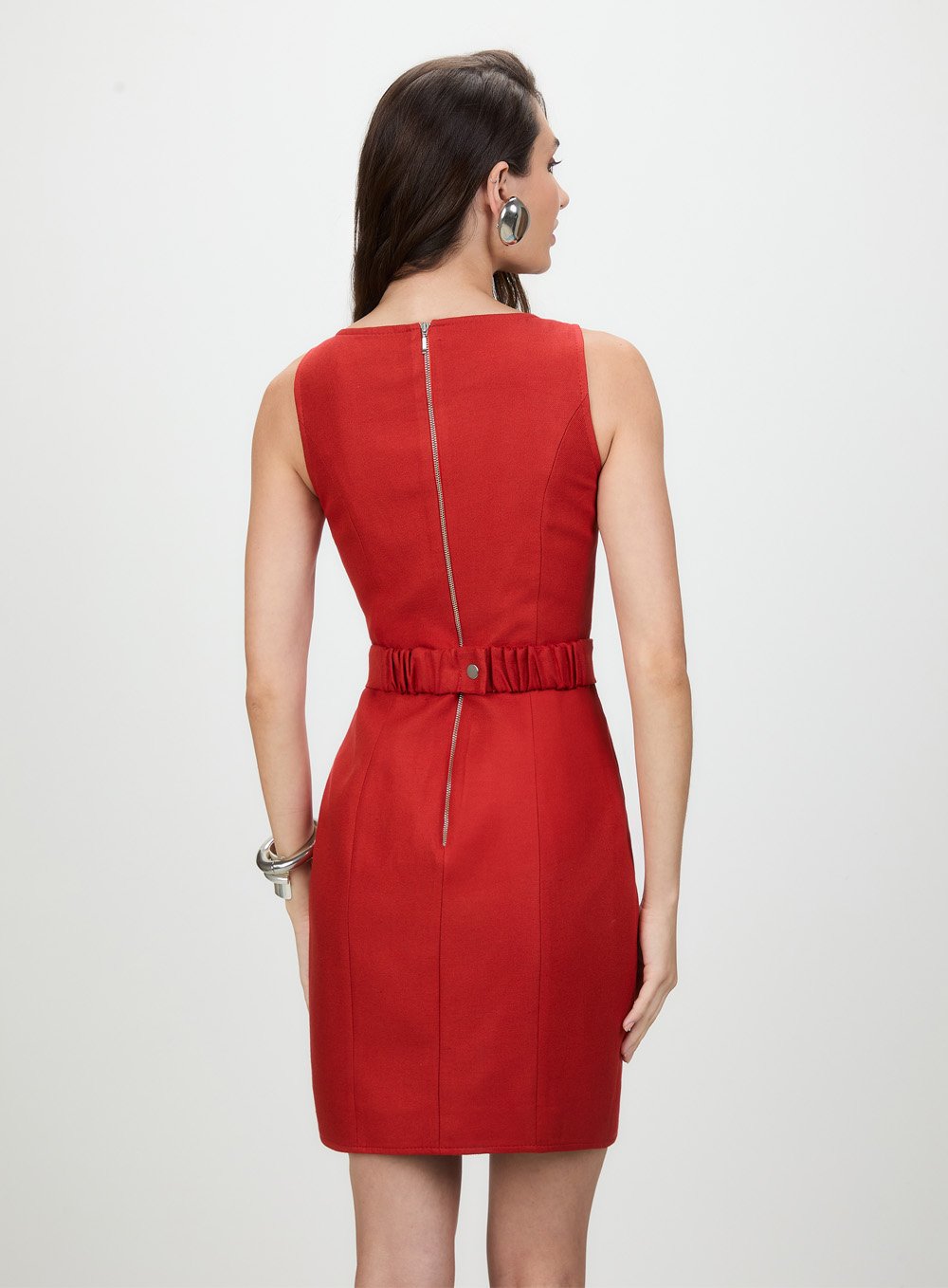 Vestido Curto Zaia Laranja Tufi Duek -SALE