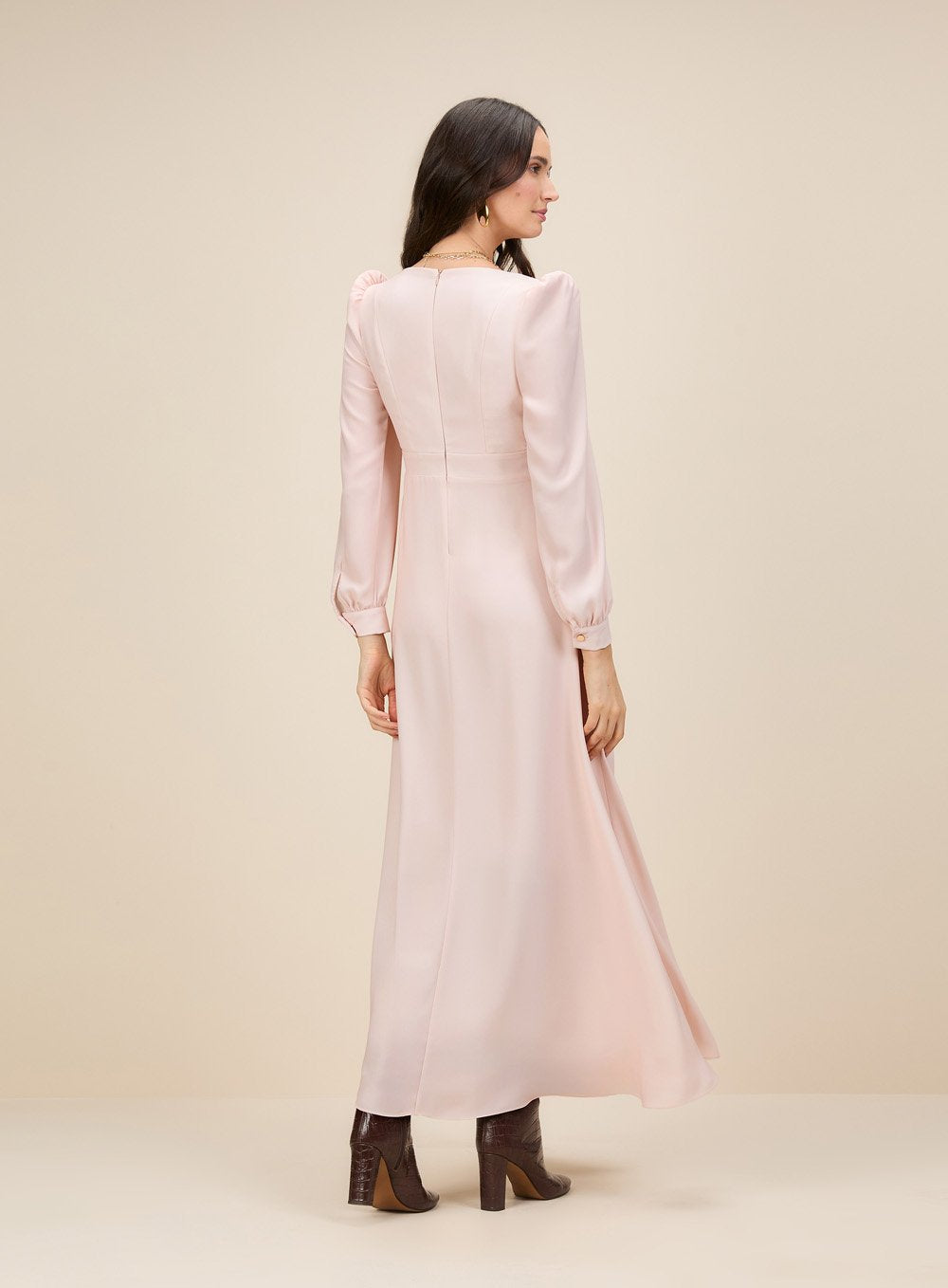 Vestido Max Midi Sakura Vermelho Skazi -SALE