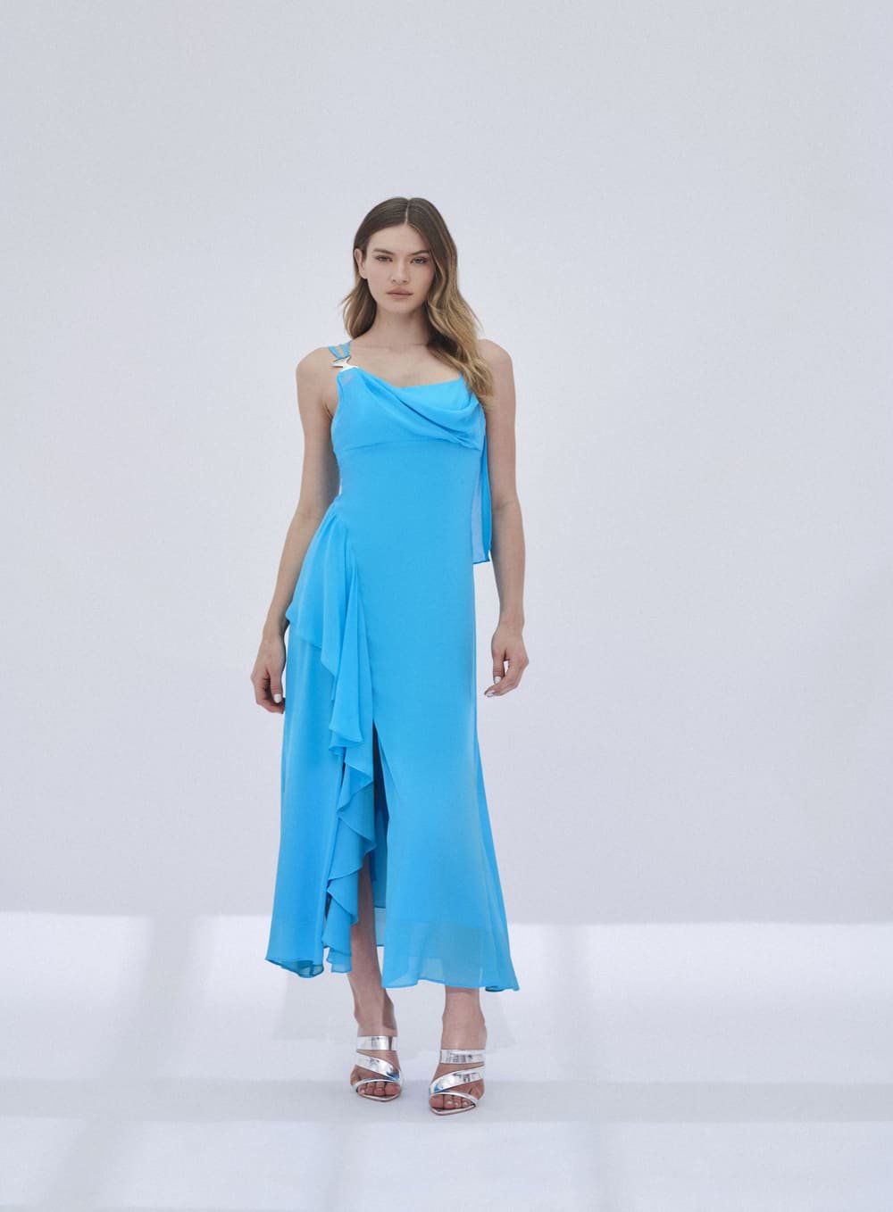 Vestido Midi Babado Tufi Duek -SALE