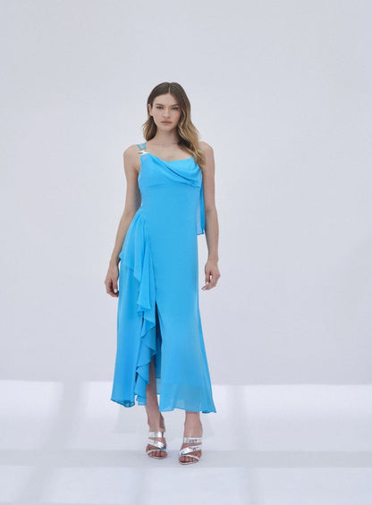 Vestido Midi Babado Tufi Duek -SALE