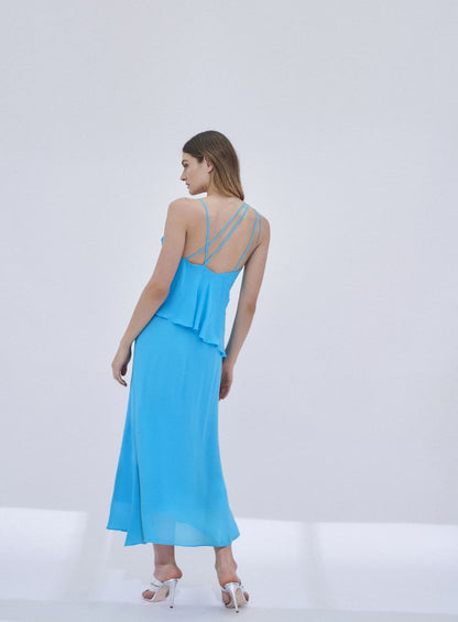 Vestido Midi Babado Tufi Duek -SALE