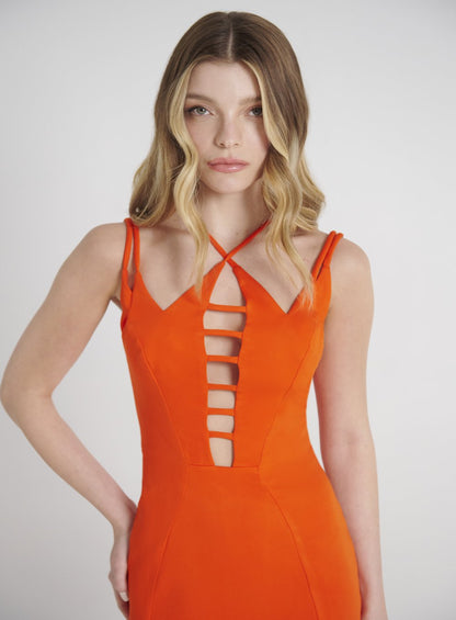 Vestido Midi Bojo Estrela Coral Skazi -SALE