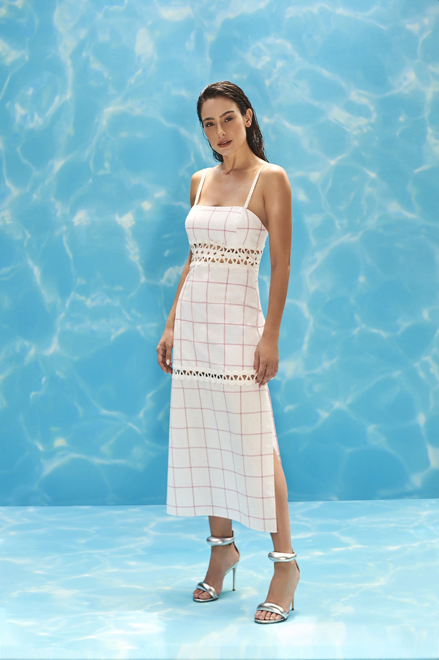 Vestido Midi Entremeios Skazi -SALE
