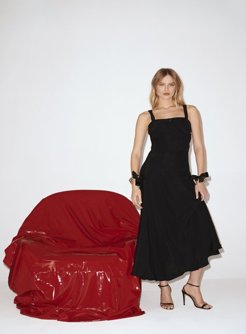 Vestido Midi Laco Tufi Duek -SALE