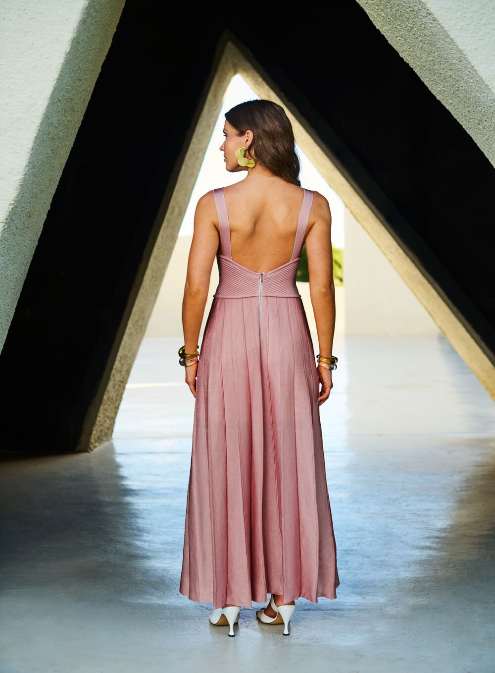 Vestido Midi Parcial Tufi Duek -SALE