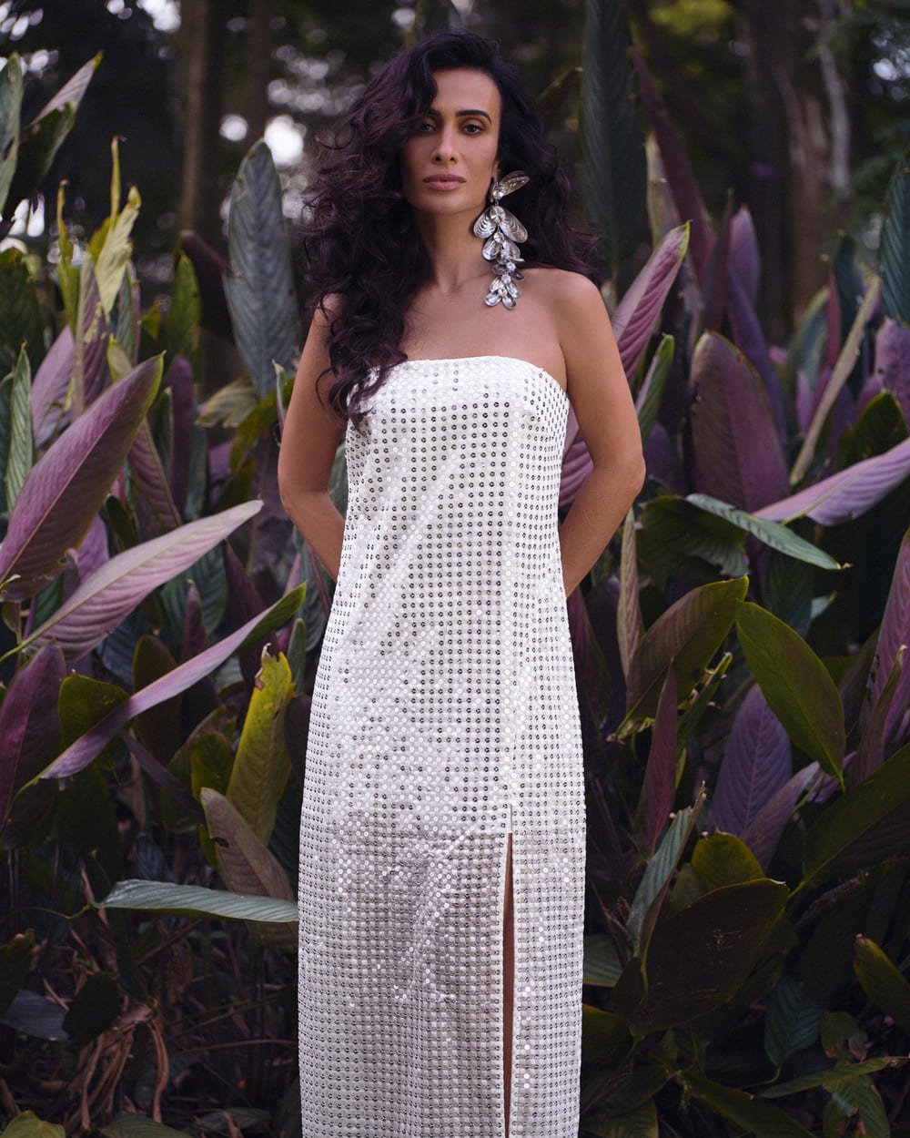 Vestido Shine Off White Tufi Duek -SALE