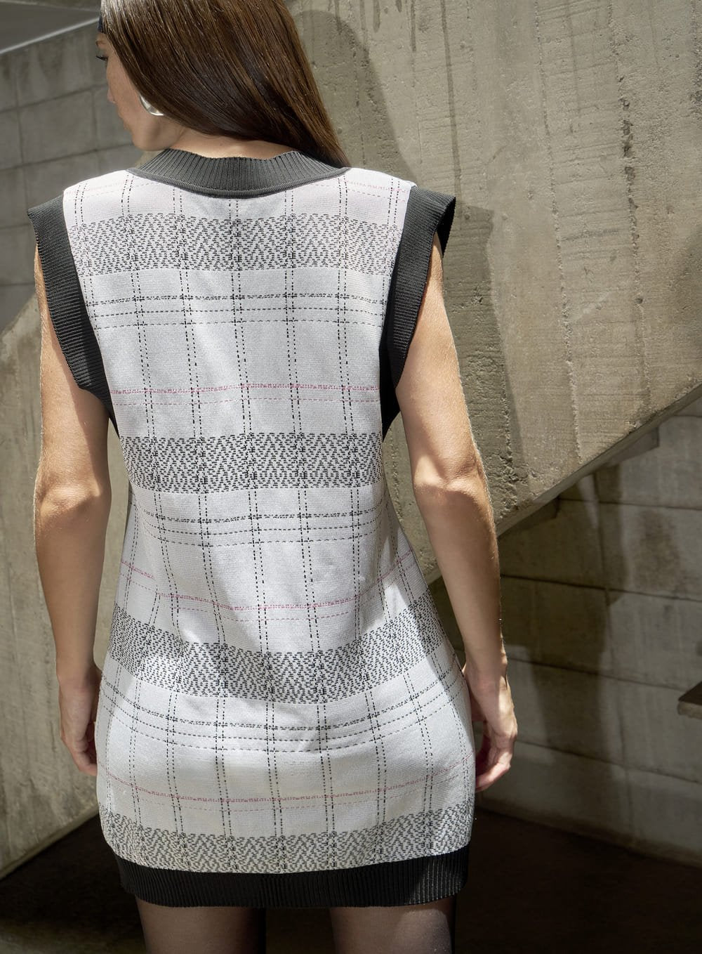 Blusa Pull Jacquard Xadrez Tufi Duek -SALE