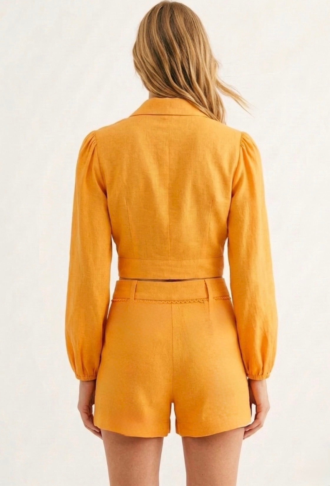 Conjunto Laranja em Linho Charth
