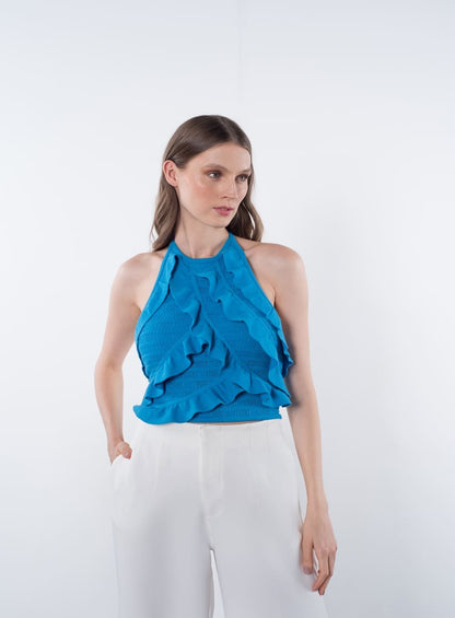Blusa Tricot Babados Skazi -SALE