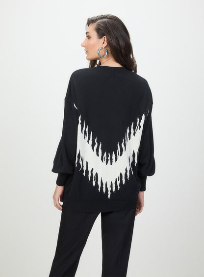 Blusa Tricot Zebra Preto Tufi Duek -SALE