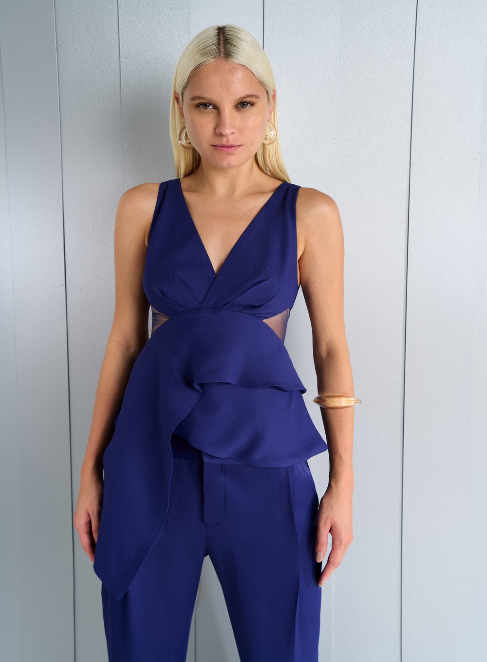 Blusa Tull Azul Tufi Duek -SALE