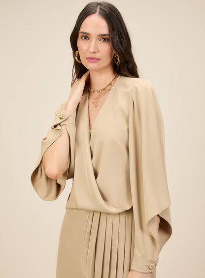 Conjunto Nude Drapeado Skazi