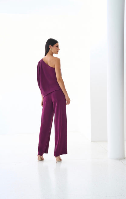 Conjunto Vinho ou Verde Ombro Só Rayssa Regina Salomão