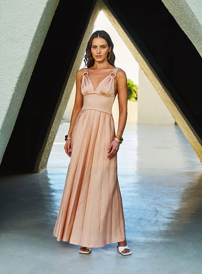 Vestido Nude Tricot Tufi Duek