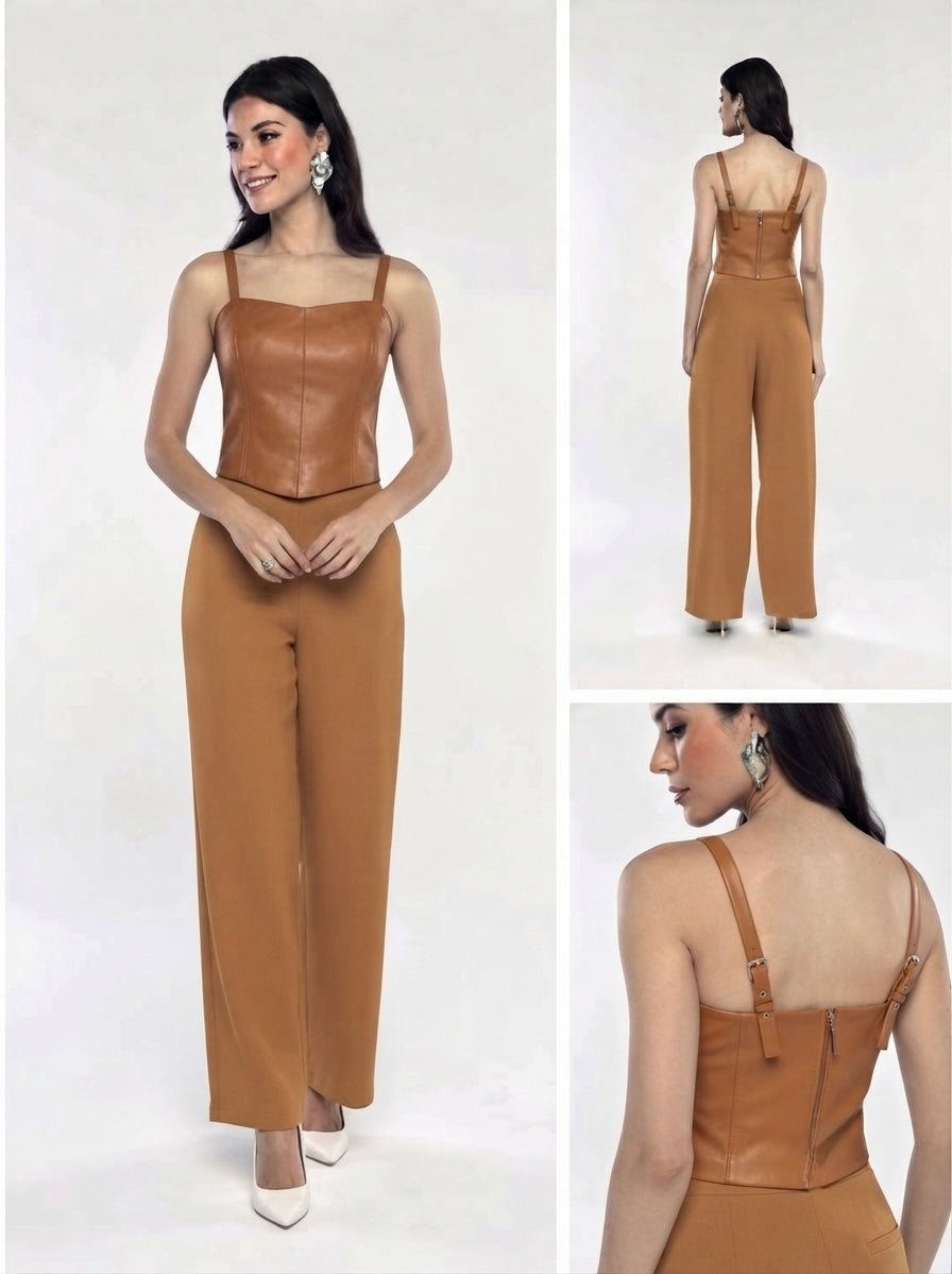 Corset em Couro