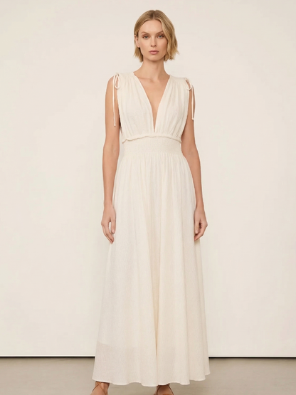 Vestido Off White Animale