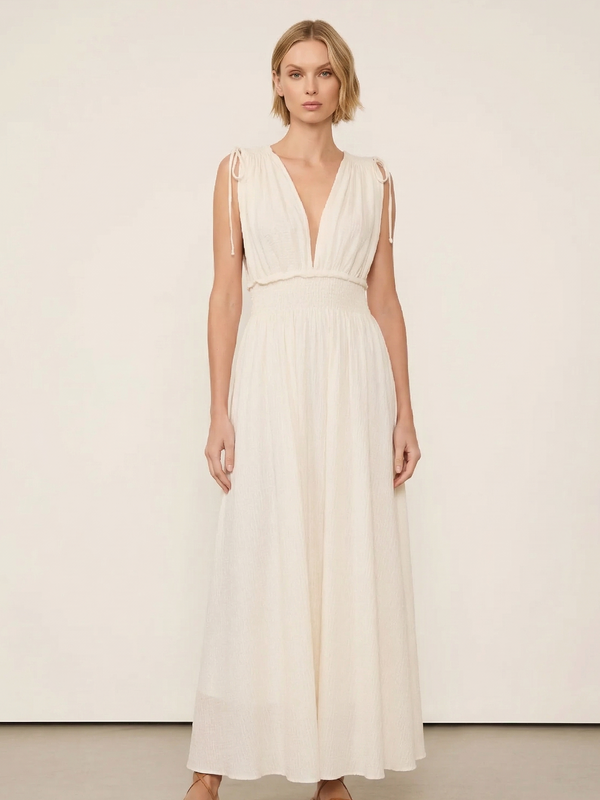 Vestido Off White Animale