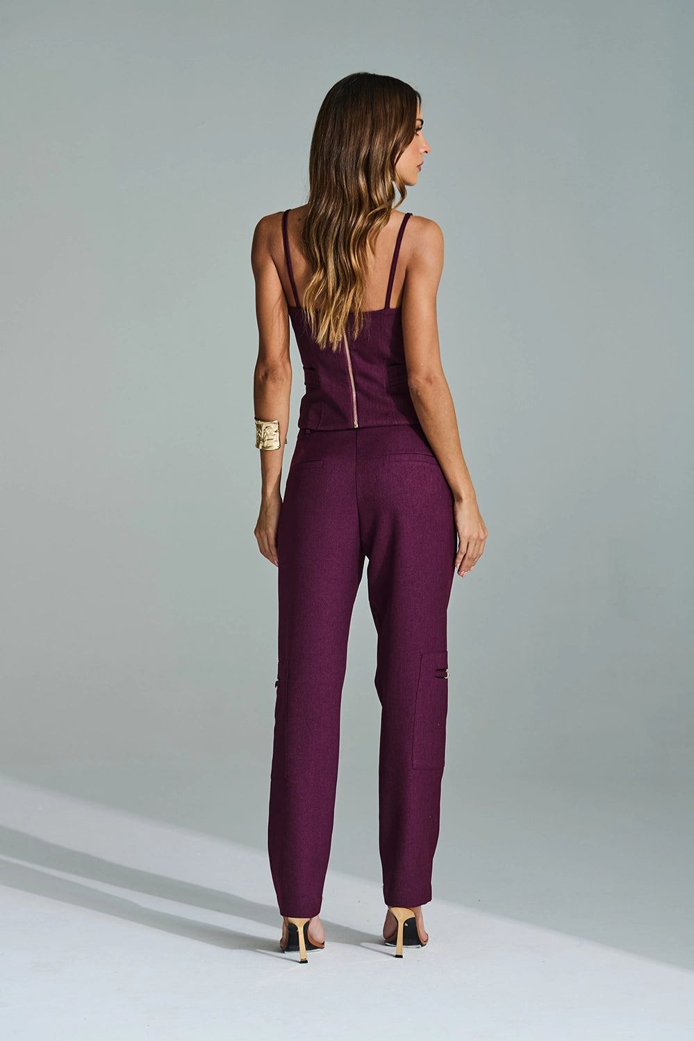 Conjunto Blusa e Calça Cargo Ariane Apoá