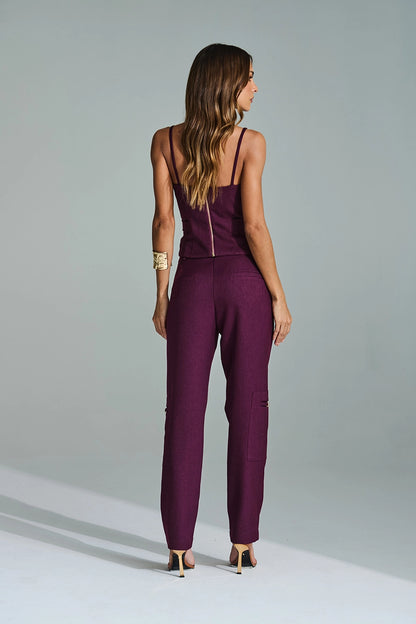Conjunto Blusa e Calça Cargo Ariane Apoá
