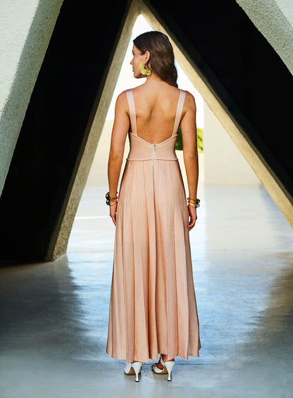Vestido Nude Tricot Tufi Duek