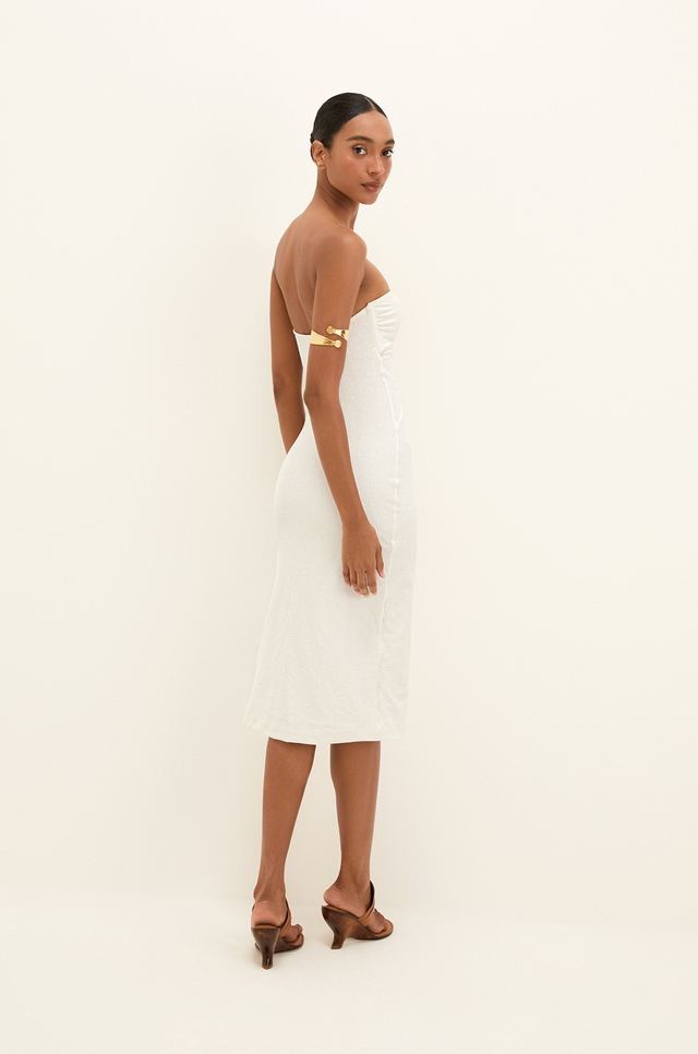 Vestido Midi Decote Dourado ViX Paula Hermanny