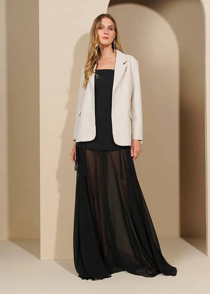 Blazer Off White Alfaiataria Over - Novo - Fleche D'or