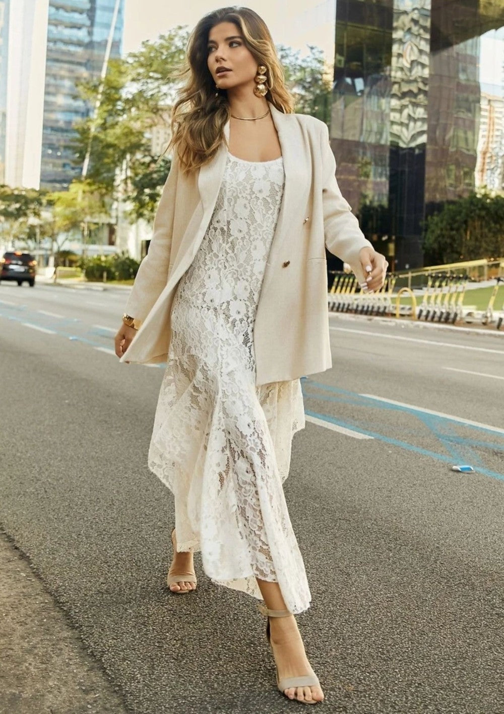 Vestido Off Renda Inffinity