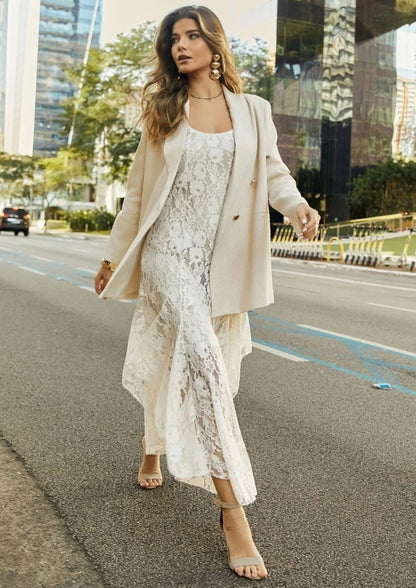 Vestido Off Renda Inffinity