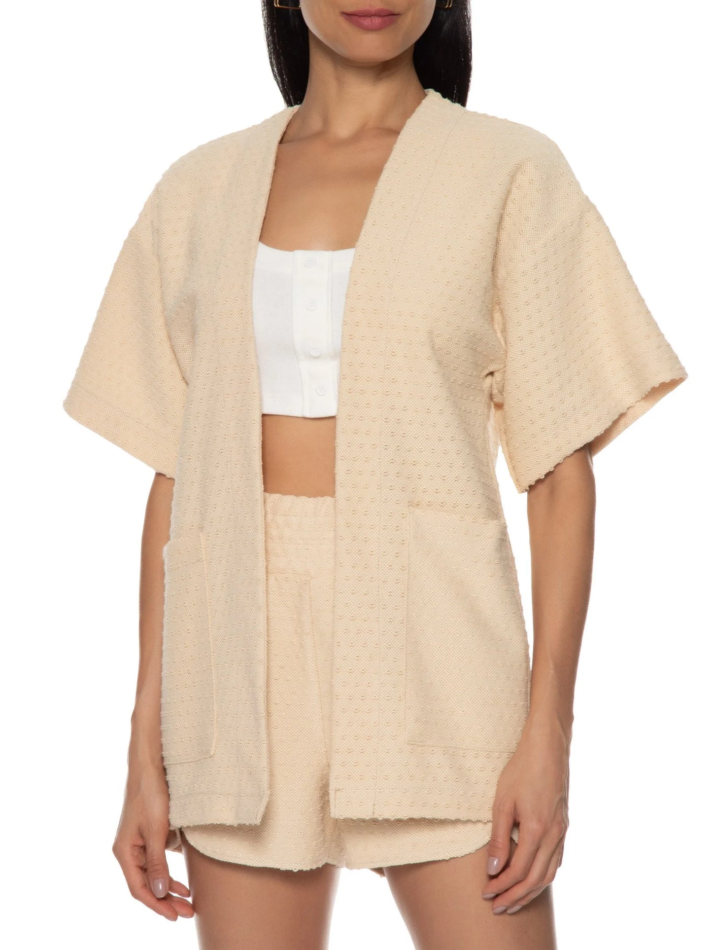 Kimono Nude Textura Hering