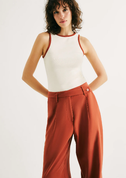 Calça Terracota Pantalona Hering