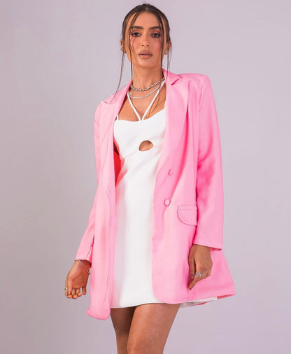 Blazer Rosa Alongado NX