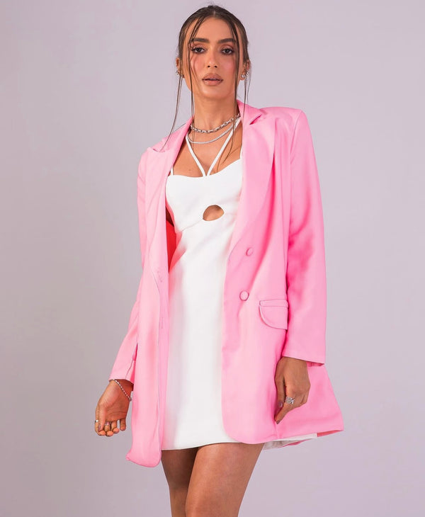 Blazer Rosa Alongado NX