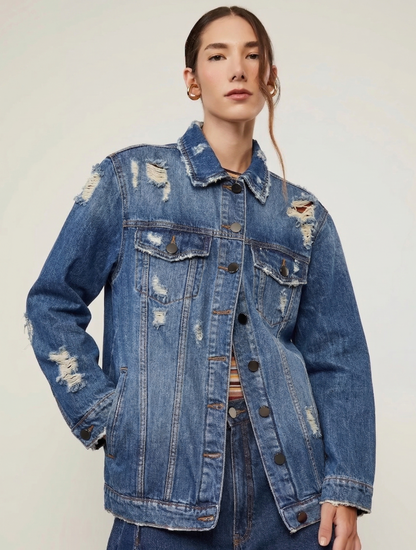 Jaqueta Azul Jeans - Animale