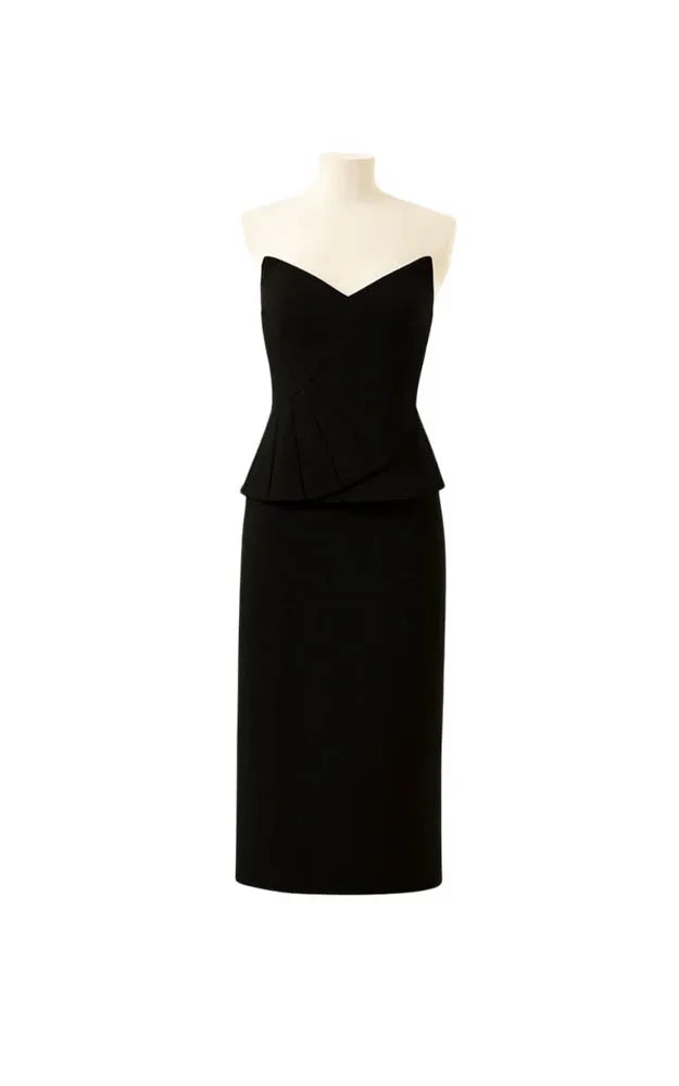 Conjunto Nude ou Preto com Pregas - Isa Paes