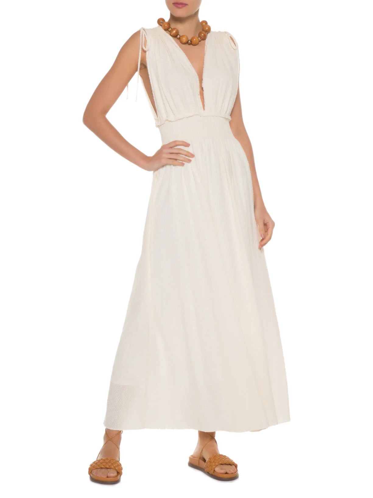 Vestido Off White Animale