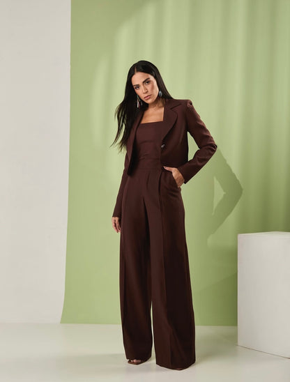 Cropped em Alfaiataria Estruturado – Débora Carvalho