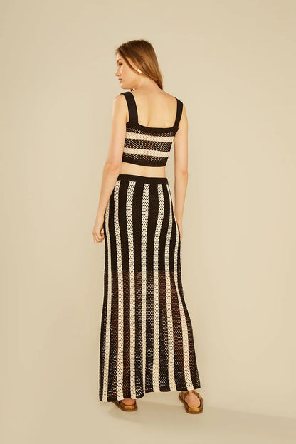 Conjunto Preto e Branco em Tricot - Oh!Boy