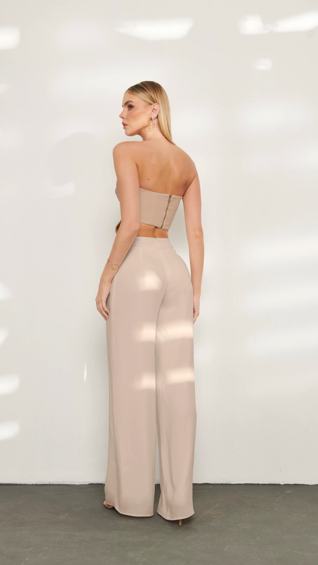 Corset Azul ou Nude Pontas Triangulares Inti Brand