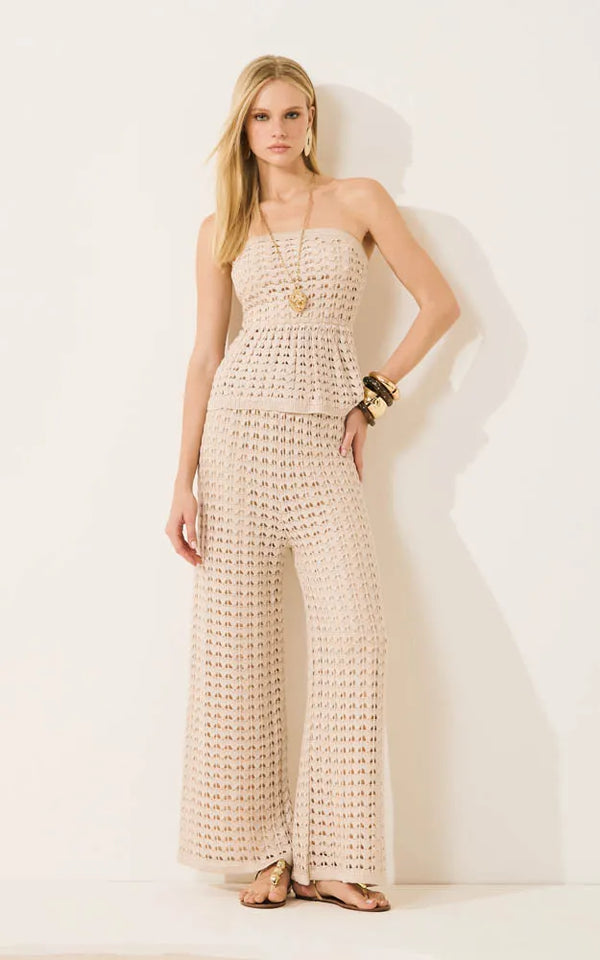 Conjunto Nude Tricot Isa Paes
