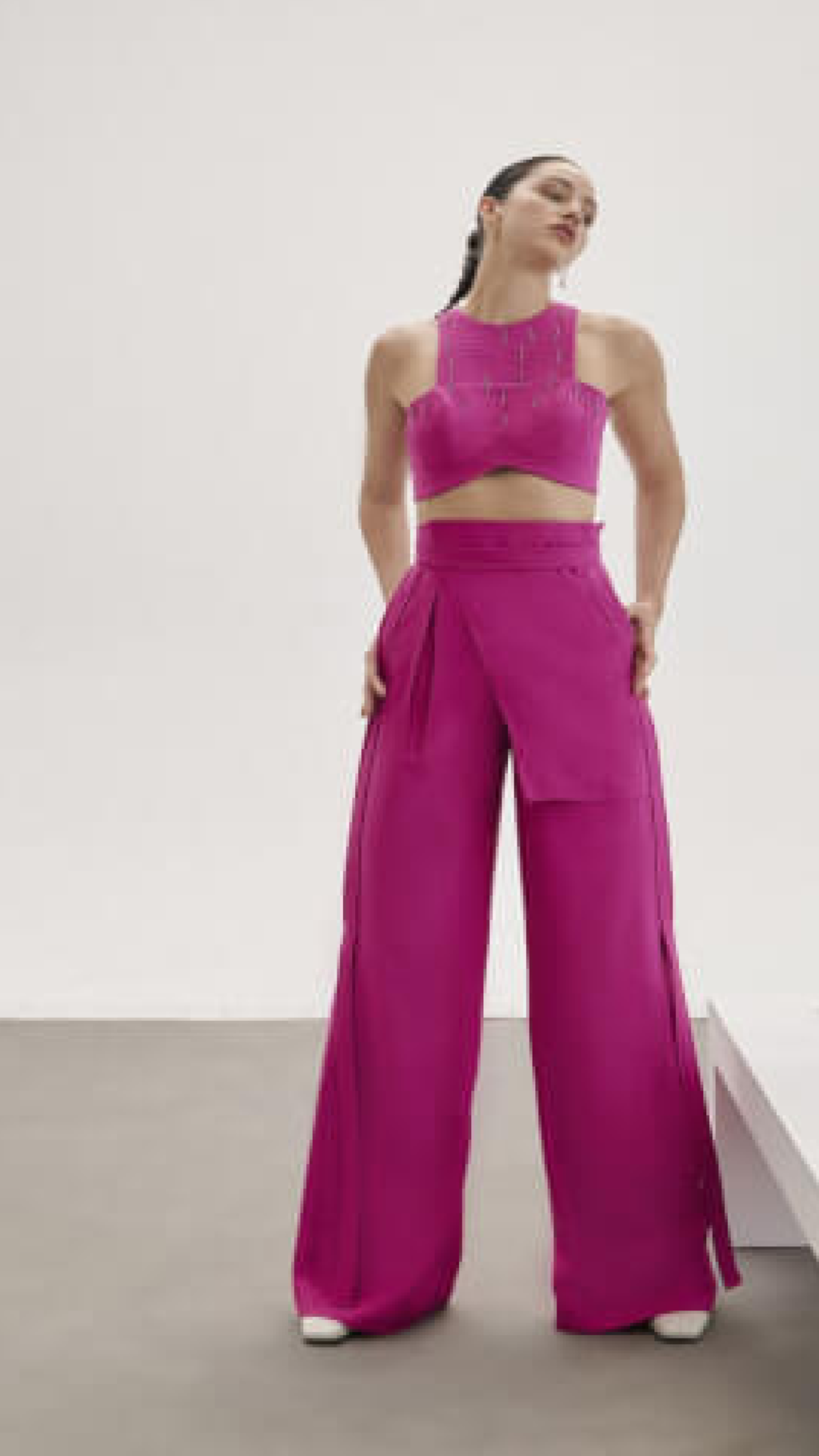 Calça Rosa Desconstruída Skazi