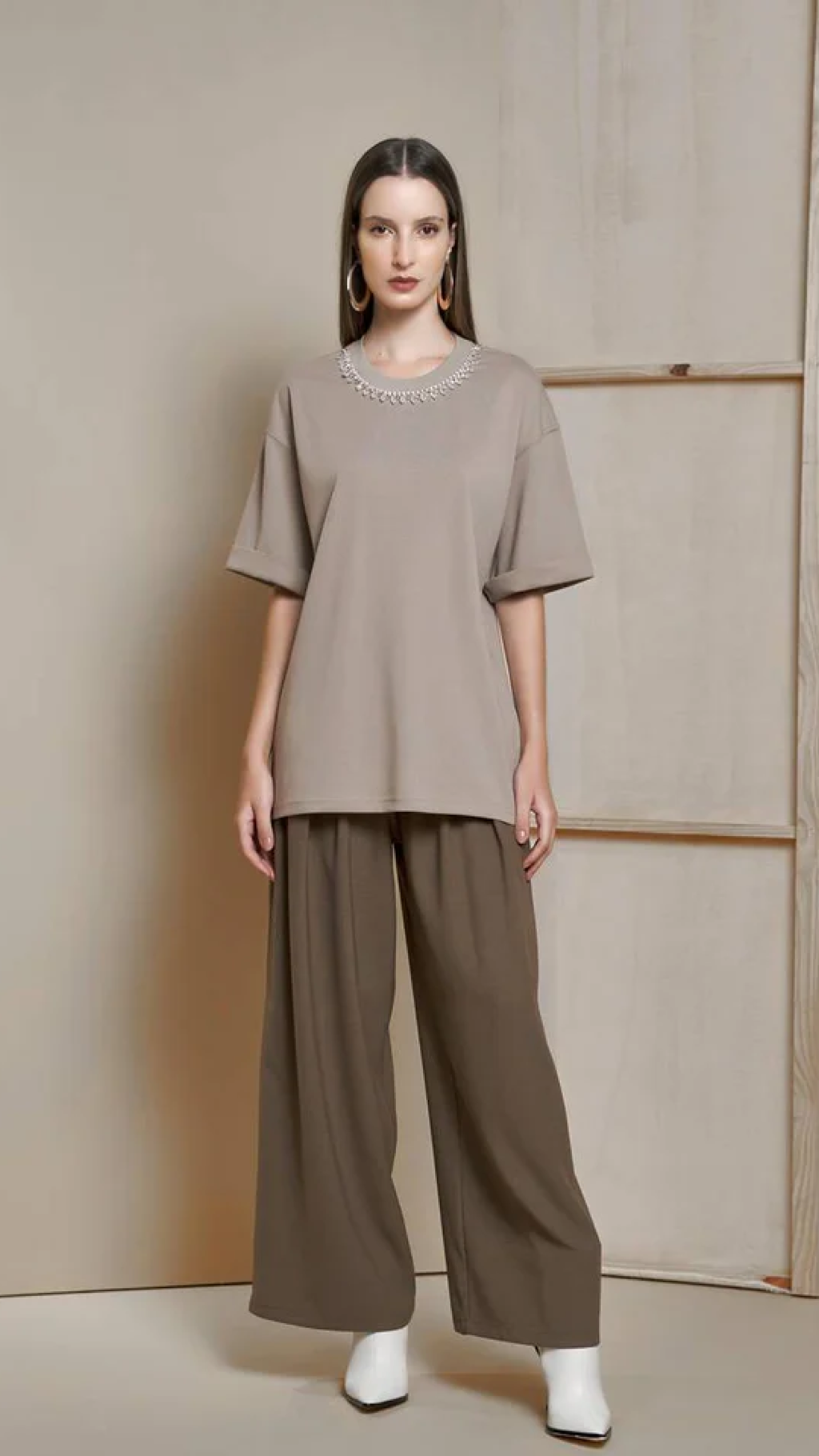 Blusa Nude Over Fleche - D'or