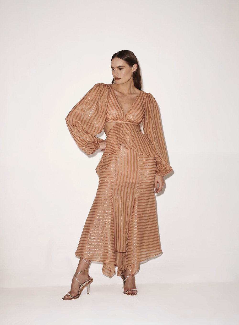 Vestido Manga Bufante Preto Tufi Duek -SALE
